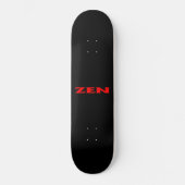 Zen rood zwart skateboard (Voorkant)