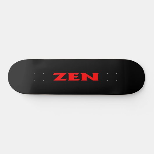Zen rood zwart skateboard (Horizontaal)
