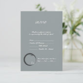 Zen RSVP Kaartje (Staand voorkant)