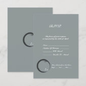 Zen RSVP Kaartje (Voorkant / Achterkant)