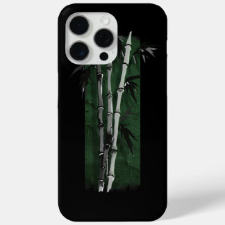 Zen rust: Elegant Bamboe Grove iPhone 15 Pro Max Hoesje