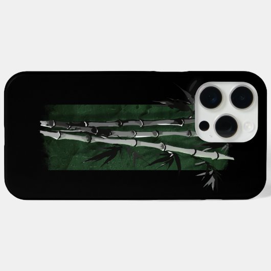 Zen rust: Elegant Bamboe Grove Case-Mate iPhone Case (Achterkant (horizontaal))