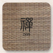 Zen Rustic Tatami Print Onderzetter (Voorkant)