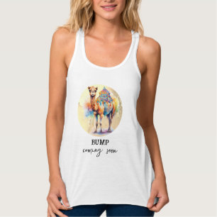 *~* Zen SC5 Zwangerschapsaankondiging CAMEL Tanktop