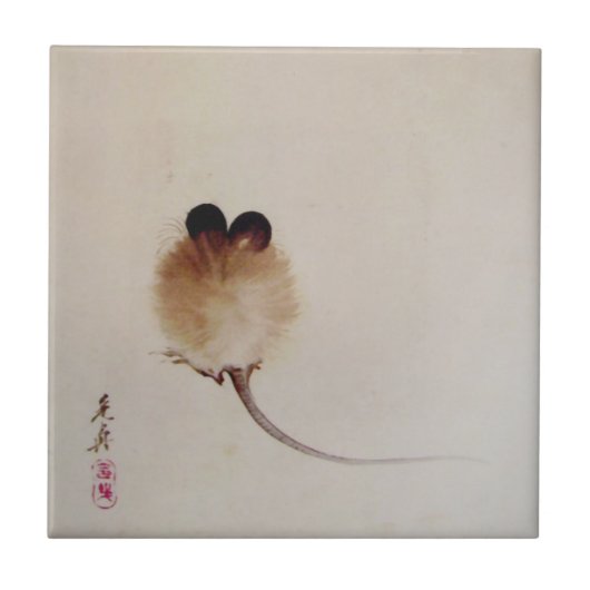 Zen-schildermuis Tegeltje (Voorkant)