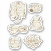 Zen Self Care Planner Sticker Sheet (Voorkant)