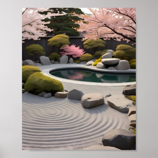 Zen Sereniteit Poster (Voorkant)