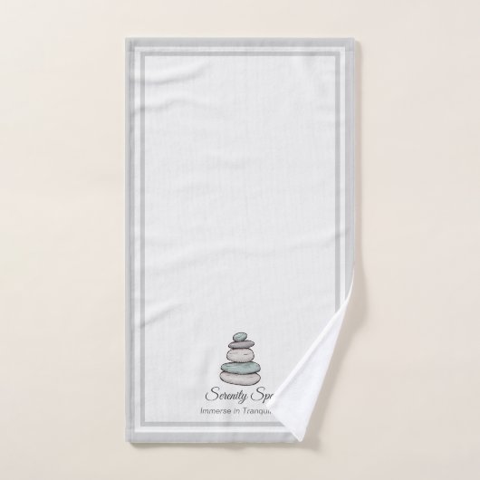 Zen Serenity Spa badhanddoek set Bad Handdoek (Handdoek)