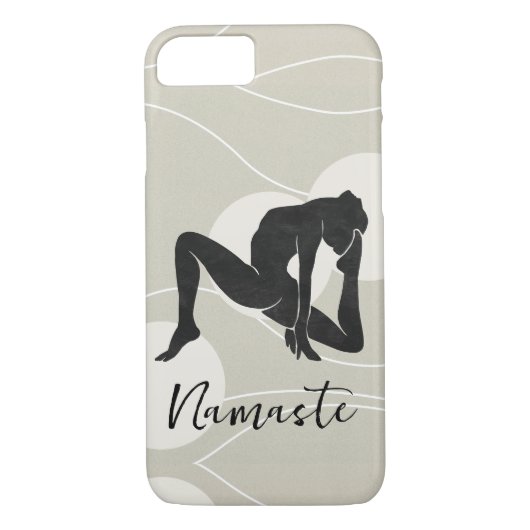 Zen silhouette yoga meditatie gezondheid namaste Case-Mate iPhone case (Achterkant)