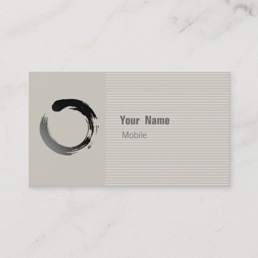 Zen Sketch Visitekaartje (Voorkant)