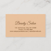 Zen SPA Acupressure Massage therapie Afspraak Afsprakenkaartje (Achterkant)