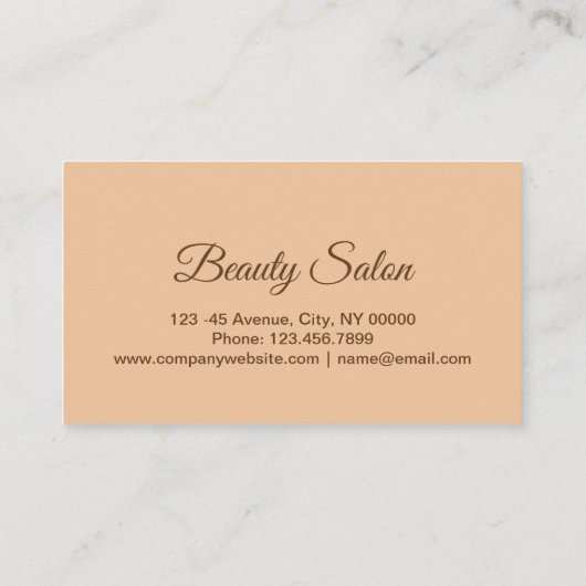 Zen SPA Acupressure Massage therapie Afspraak Afsprakenkaartje (Achterkant)