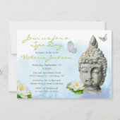Zen Spa Bridal Shower-uitnodiging Kaart (Voorkant)