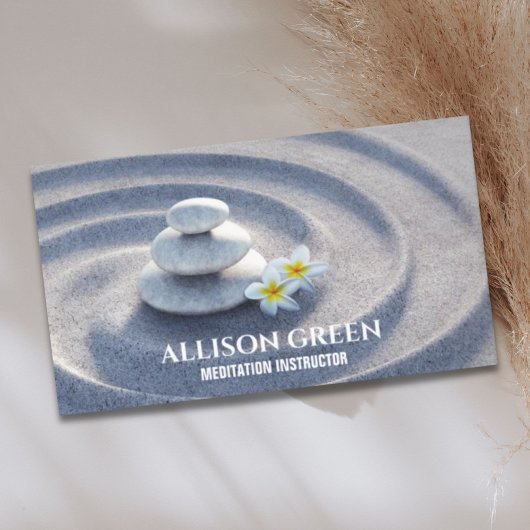 Zen SPA Massagetherapie Yoga Instructeur Meditatie Visitekaartje