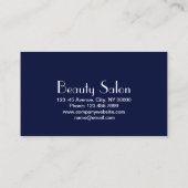 Zen SPA Salon Aromatherapie Massage Therapie Visitekaartje (Achterkant)