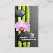 Zen SPA Schoonheidssalon Aromatherapie Massage The Visitekaartje (Voorkant)