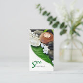 Zen Spa Wellness Massage Aromatherapie Visitekaartje (Staand voorkant)