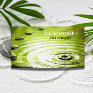 Zen SPA Wellness Meditatie Instructeur Yoga Visitekaartje