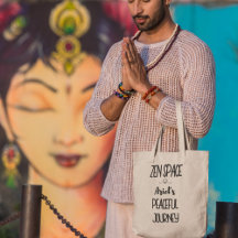 Zen Space Gepersonaliseerde Yoga Meditatie Boho Gi