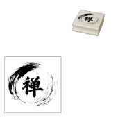 ZEN spirit Wood Art Stamp Rubberstempel (Gestempeld)