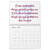 Zen Spreuken Kalender (Feb 2026)