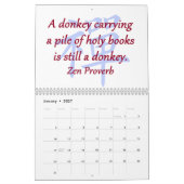 Zen Spreuken Kalender (Jan 2027)