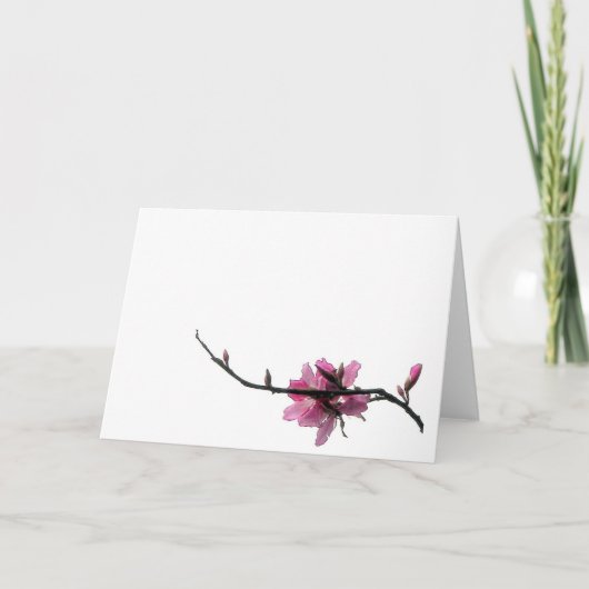 Zen Spring / All-Occasion Oosterse Groeten & Gesch Kaart (Voorkant)