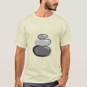Zen Stacked Stones schets T-shirt (Voorkant)