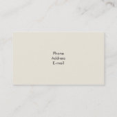 Zen Stapelde Stone Sketch Visitekaartje (Achterkant)