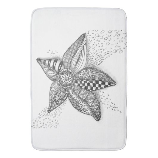 Zen Starfish Badmat (Voorkant Verticaal)