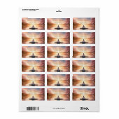 Zen-steen Meditatie Meisje Etiket (Full Sheet)