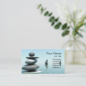 Zen stenen Midday Visitekaartje (Staand voorkant)