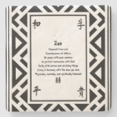 Zen Stenen Onderzetter (Voorkant)