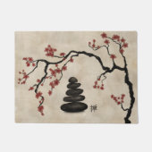 Zen stenen Sakura Tree Deurmat (Voorkant)