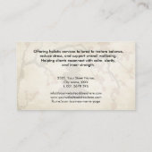 Zen stenen Sakura Tree Red Blossom Visitekaartje (Achterkant)