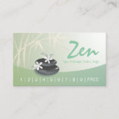 ZEN Stone Bamboe Massage Therapie Salon Spa Loyali Klantenkaartje (Voorkant)