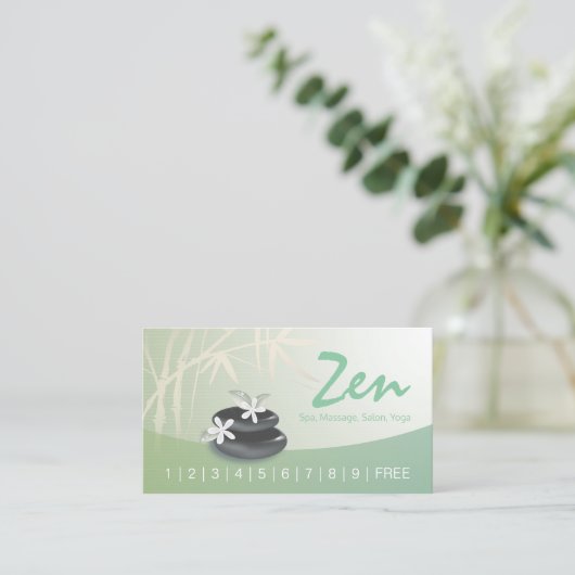 ZEN Stone Bamboo Massage Therapy Salon Spa Loyalty (Staand voorkant)