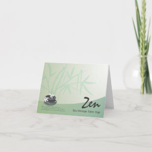 ZEN Stone Bamboo YOGA SPA Massage Therapy Salon Aankondiging