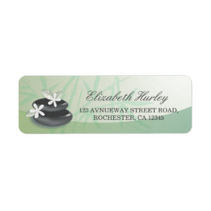 ZEN Stone Bamboo YOGA SPA Massage Therapy Salon Etiket