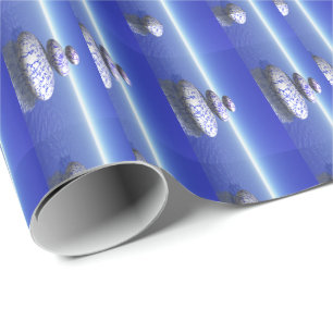 Zen Stone Blue Paars Ocean Love Peace Inspiration Cadeaupapier