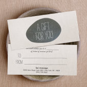 Zen Stone Massage Therapist Cadeaubon