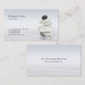 Zen Stones Balance visitekaartje (Voorkant / Achterkant)