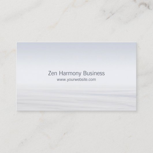 Zen Stones Balance visitekaartje (Achterkant)