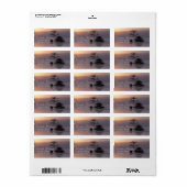 Zen Stones, Bamboo, Relax Etiket (Full Sheet)