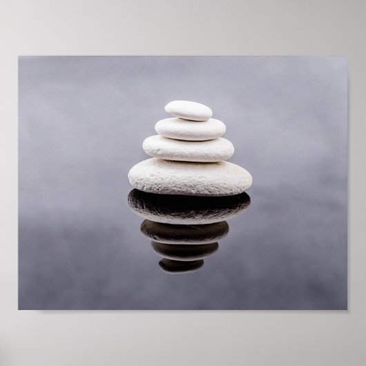 Zen Stones Beauful Fine Art Poster (Voorkant)
