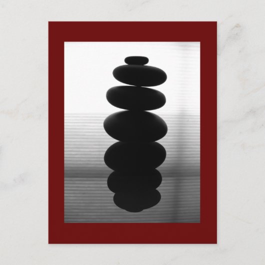 Zen Stones Briefkaart (Voorkant)