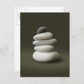 Zen Stones briefkaart (Voorkant / Achterkant)