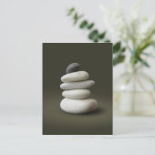 Zen Stones briefkaart (Staand voorkant)