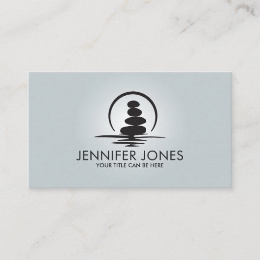 Zen Stones - harmonie en rust Visitekaartje (Voorkant)