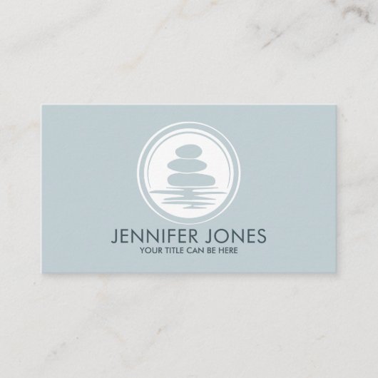 Zen Stones - harmonie en rust Visitekaartje (Voorkant)